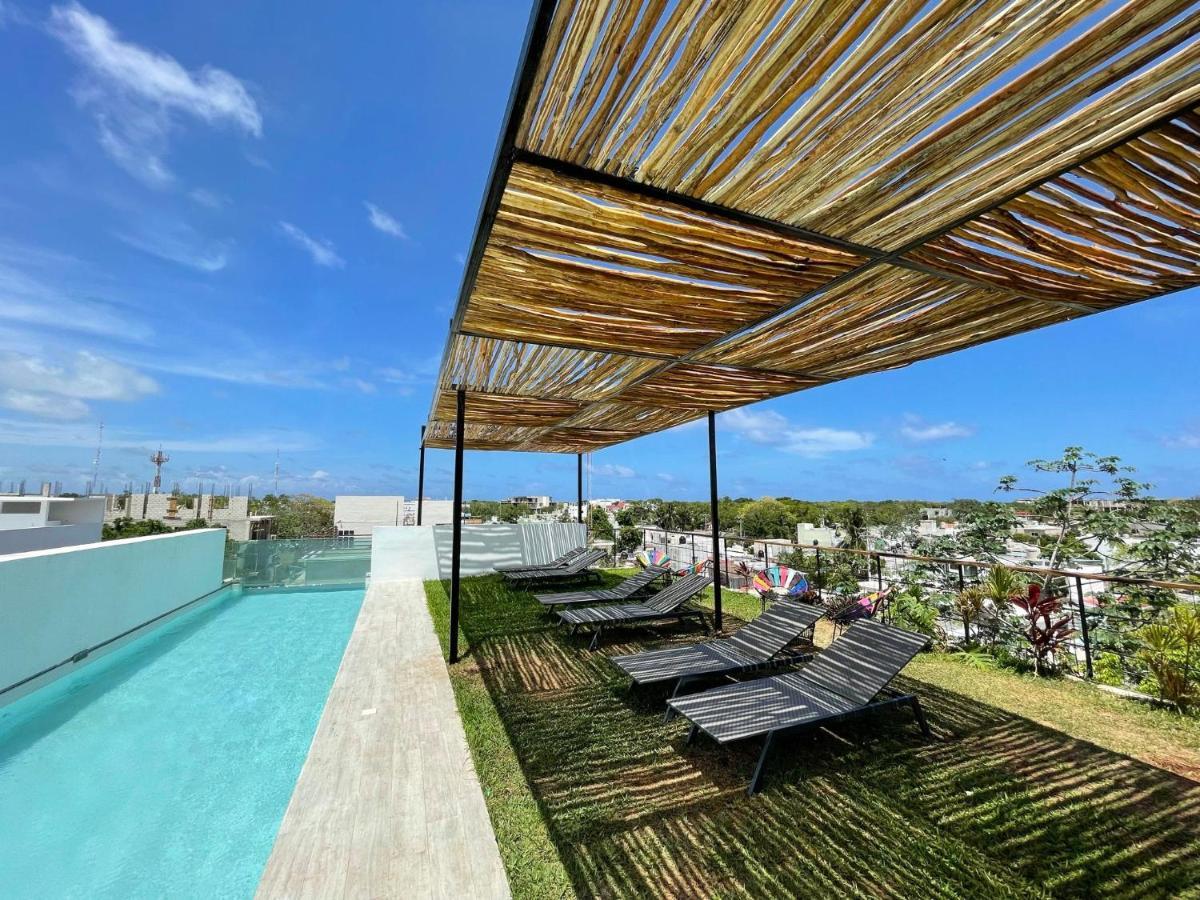 Katalox Jungle Lofts By Simply Comfort Tulum Centre Rooftop Patio & Poolアパートメント エクステリア 写真