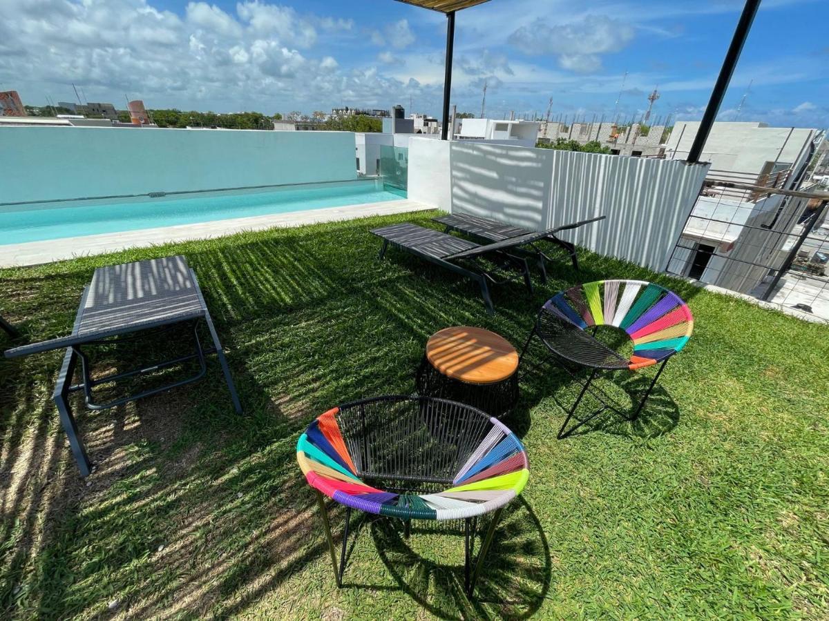 Katalox Jungle Lofts By Simply Comfort Tulum Centre Rooftop Patio & Poolアパートメント エクステリア 写真